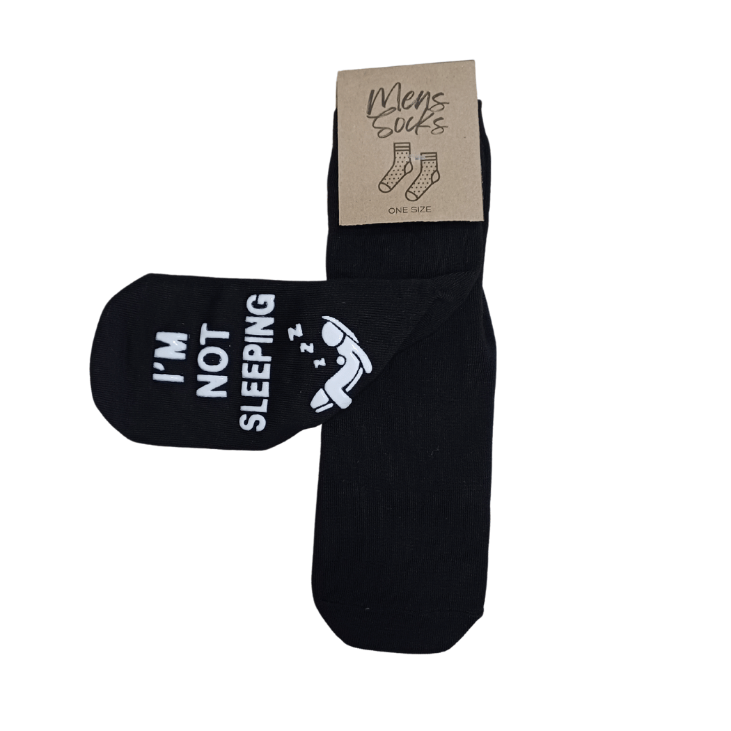 Socks Mens "Im not Sleeping"