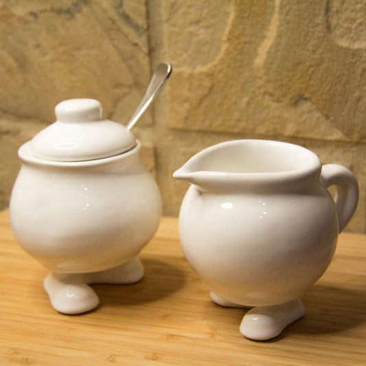 Happy Feet Sugar Jar & Milk Jug