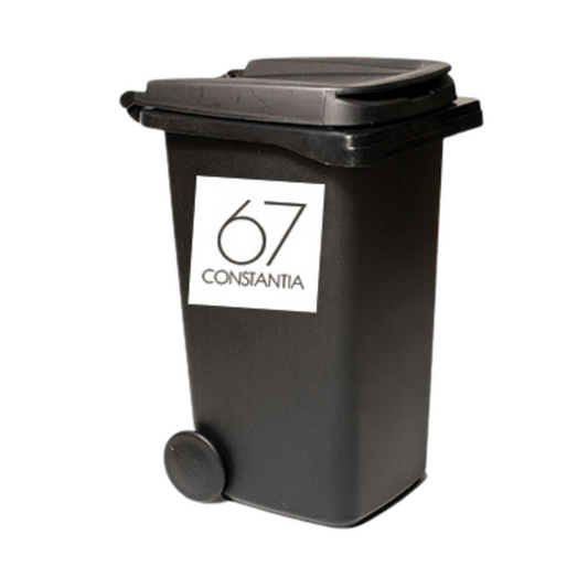 Refuse Bin Sticker Set - Design B