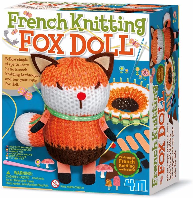 French Knitting Fox