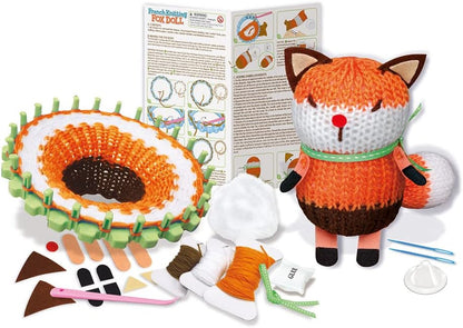 French Knitting Fox